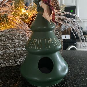 Rae Dunn Christmas Tree Birdhouse